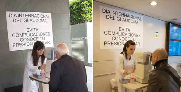 Campaña de prevención del glaucoma 2012