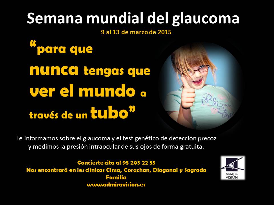 Semana Mundial Del Glaucoma 2015 Admiravisión 5253