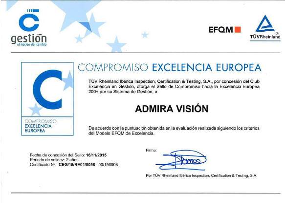 Certificado EFQM