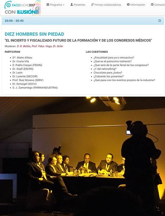 Participamos en el congreso #Facoelche 2017 con ilusión!!
